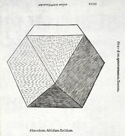 Solid Hexaedron, illustration fra 