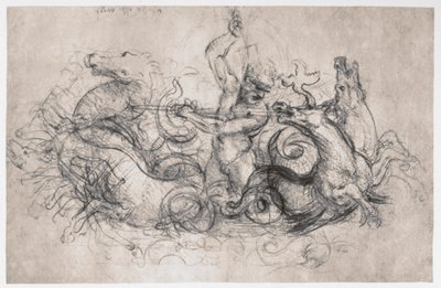 Neptun, c1504 af Leonardo da Vinci