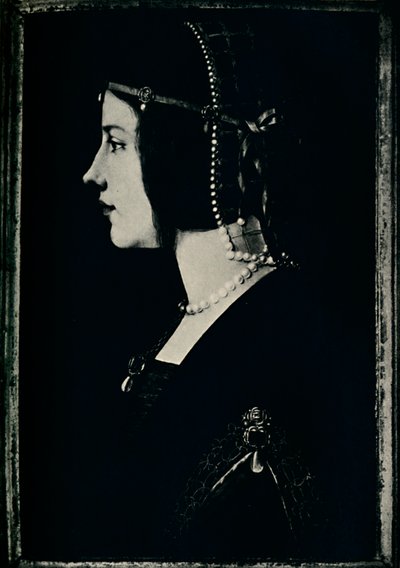 Portræt af en ung prinsesse, 1928 af Leonardo da Vinci