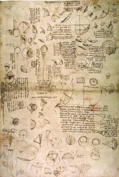 Kvadring af cirklen af Leonardo da Vinci