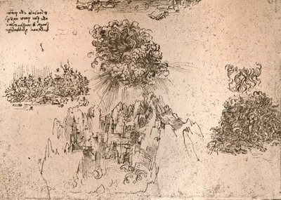 Repræsentation af naturfænomener, c1472-c1519 1883 af Leonardo da Vinci