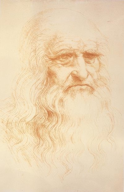 Selvportræt af Leonardo da Vinci