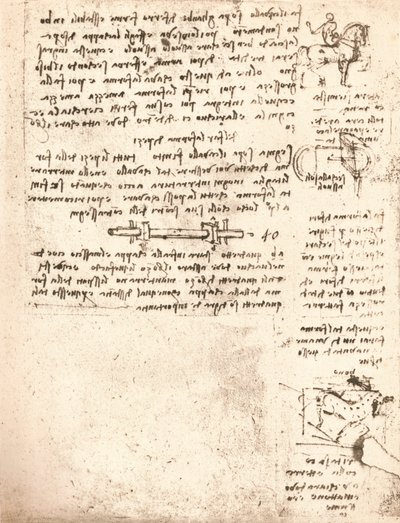 Studie til Sforza-monumentet, c1482-c1499 1883 af Leonardo da Vinci
