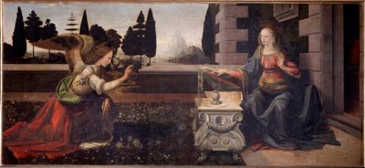 Bebudelsen - 1472-1475 af Leonardo da Vinci