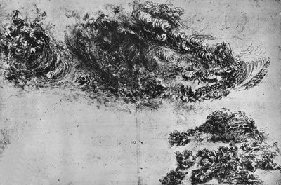 Syndfloden, c1480 1945 af Leonardo da Vinci