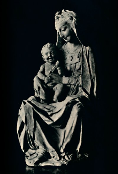 Madonnaen med det leende barn, 1928 af Leonardo da Vinci