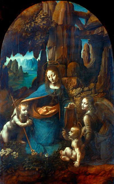 The Virgin of the Rocks, 1491-1519 af Leonardo da Vinci