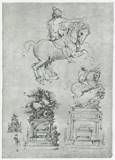 Trivulzio-monumentet, c1511 af Leonardo da Vinci