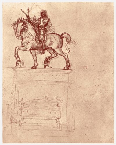 Trivulzio-monumentet, c1511 af Leonardo da Vinci