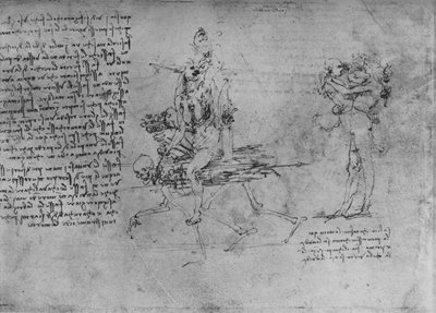 To Allegories of Envy, c1480 1945 af Leonardo da Vinci