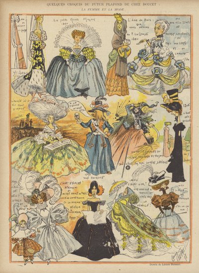 Illustration til Le Rire af Leonce Burret