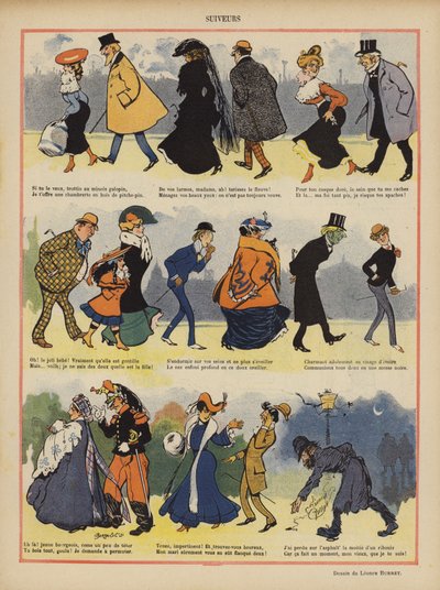 Illustration til Le Rire af Leonce Burret