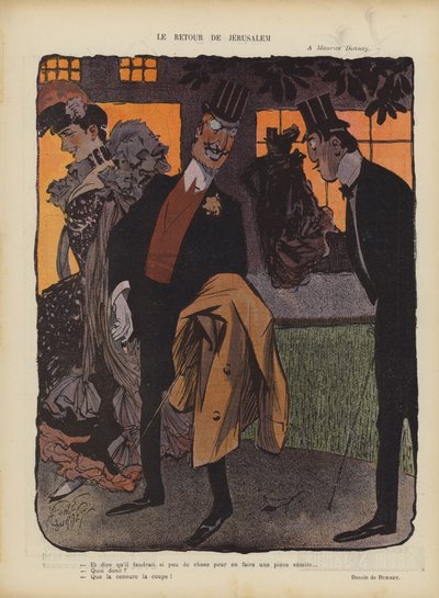 Illustration til Le Rire af Leonce Burret