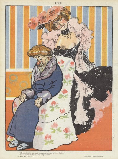 Illustration til Le Rire af Leonce Burret