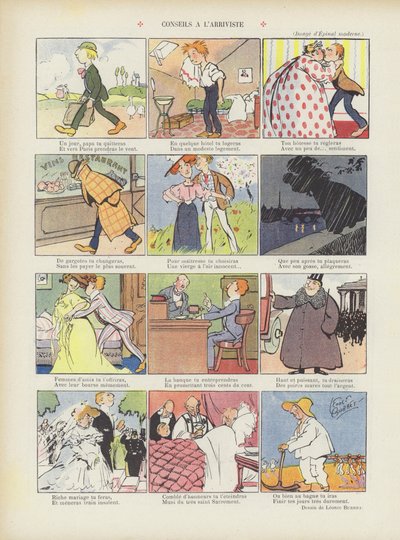 Illustration til Le Rire af Leonce Burret