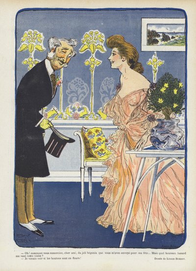 Illustration til Le Rire af Leonce Burret