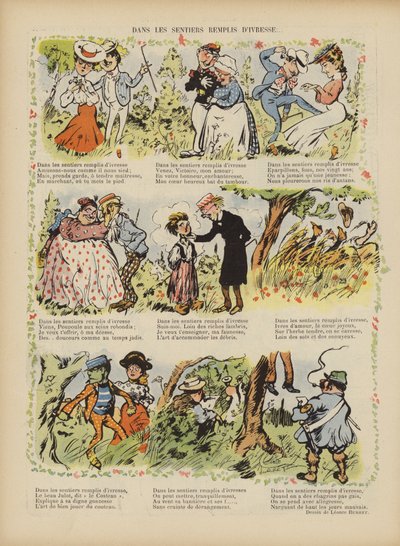 Illustration til Le Rire af Leonce Burret