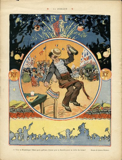 Illustration af Leonce Burret (1865-1915) i Le Rire af Leonce Burret