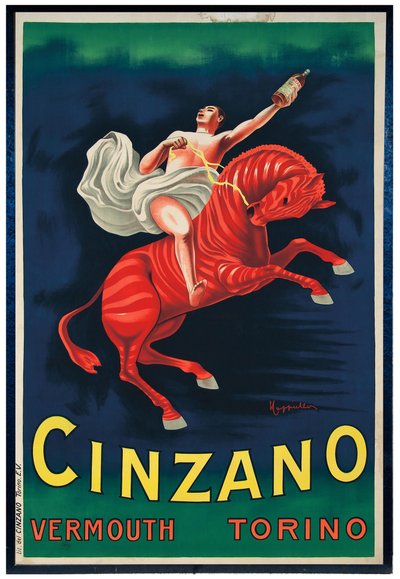 Cinzano Vermouth Torino, 1910. af Leonetto Cappiello