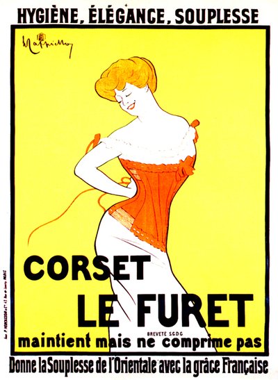 Korsettrykt annonce af Leonetto Cappiello omkring 1901 af Leonetto Cappiello