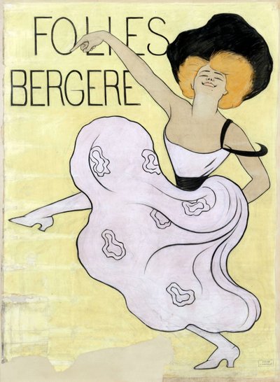 Folies Bergères, 1900 af Leonetto Cappiello