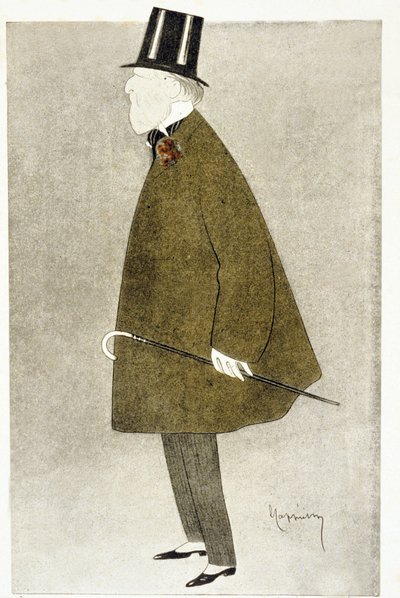Jacques Doucet (1853¿1929), fransk modedesigner, kendt for sine elegante kjoler, lavet med spinkle gennemsigtige materialer i overlejrende pastelfarver. af Leonetto Cappiello