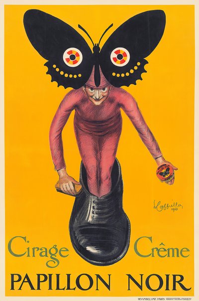 Sort sommerfugl, 1921. af Leonetto Cappiello
