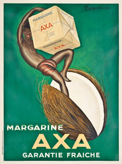 Plakat, der reklamerer for Axa margarine, 1931 af Leonetto Cappiello