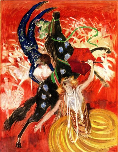 Cirkus - komposition af Leonetto Cappiello (1875-1942) 1923 af Leonetto Cappiello