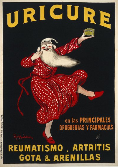 Uricure, ca. 1910. af Leonetto Cappiello
