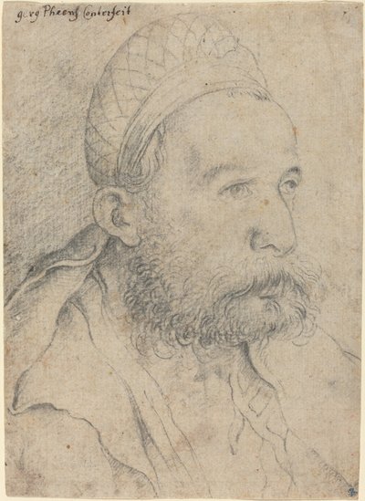 Portræt af en mand af Leonhard Beck