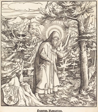 Sankt Ramaricus af Leonhard Beck
