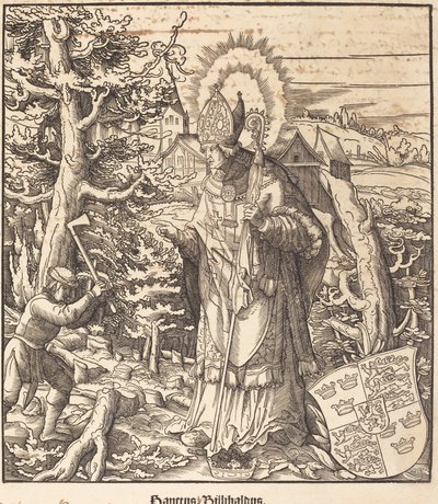 Sankt Willibaldus af Leonhard Beck