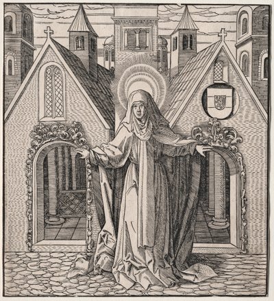 Sancta Rega, 1512-1516. af Leonhard Beck