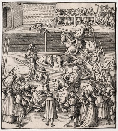 Kunsten at dyste og vippe, 1513-1518. af Leonhard Beck