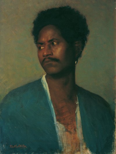 En nubian af Leopold Carl Muller