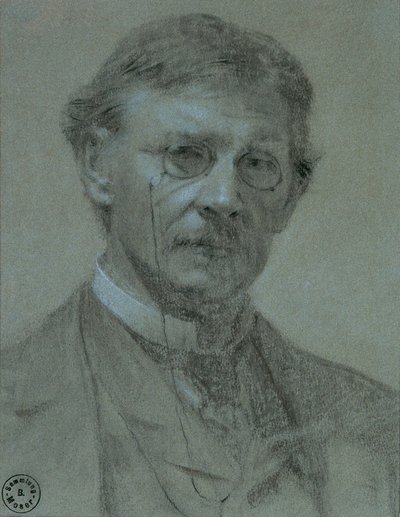 selvportræt af Leopold Carl Muller
