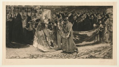 Richard Duke of Gloucester og Lady Anne af Leopold Flameng