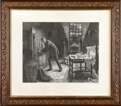 The Road to Ruin: The End (ætsning) af Leopold Flameng