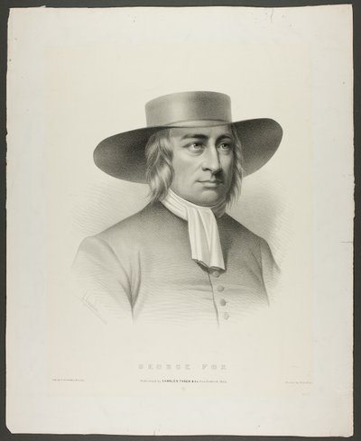 George Fox af Leopold Grozelier
