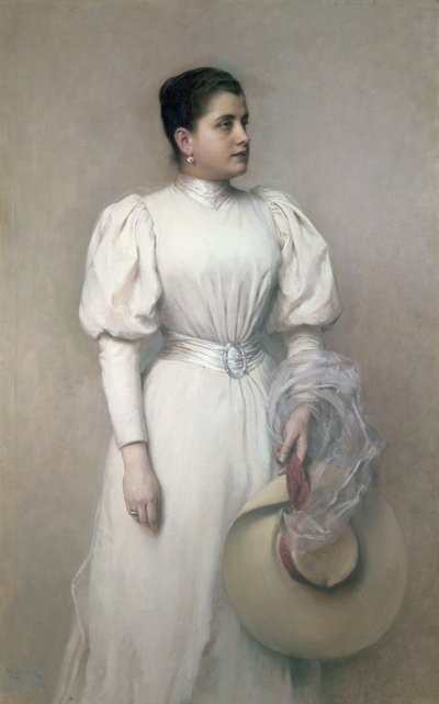 Marie Renard, operasangerinde med Hof-operaen og hustru til Kinsky, 1893 af Leopold Horovitz