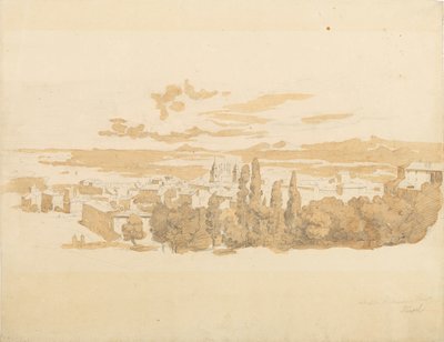Udsigt over Frascati af Leopold Kerpel