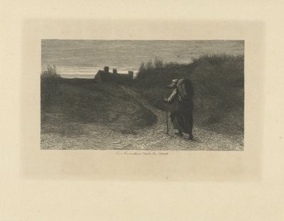 Vandrer i et klitlandskab af Leopold Lowenstam