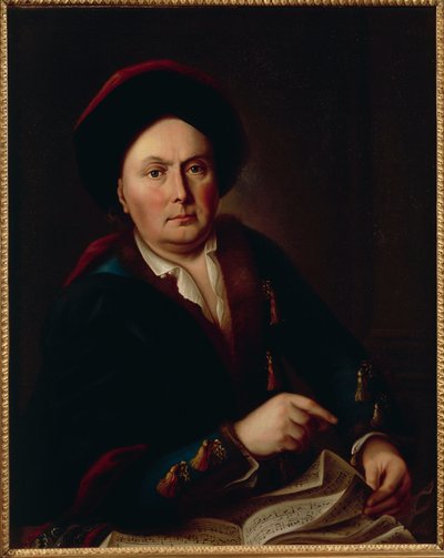 Portræt af Ludwig van Beethoven, Kapellmeister (1712-73), bedstefar til komponisten Ludwig Beethoven af Leopold Radoux