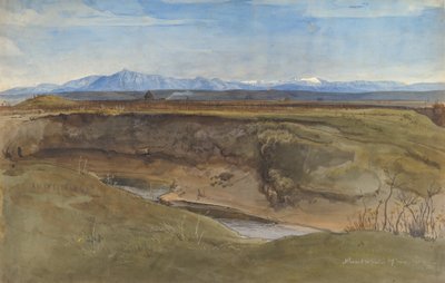Landskab nær Rom, 1867. af Leopold Venus