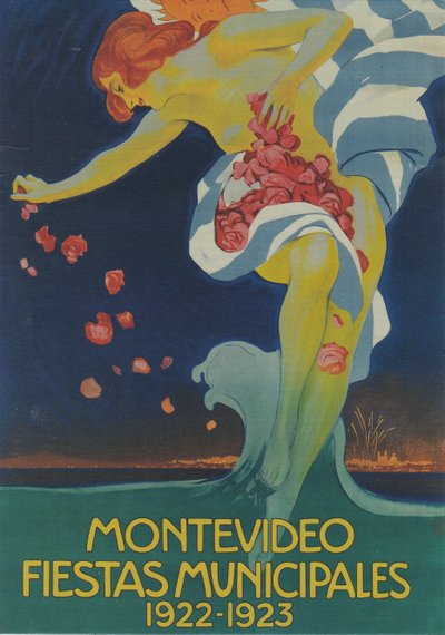 Montevideo kommunale festivaler, 1922. af Leopoldo Metlicovitz