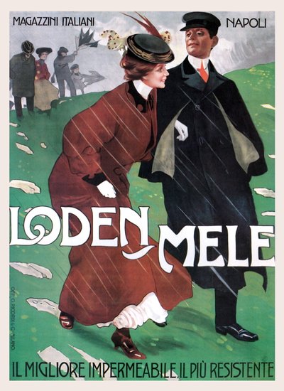 Regntøj fra Mele af Leopoldo Metlicovitz