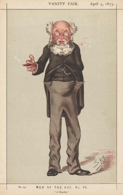 Vanity Fair: Dagens mænd, nr. 60, "En romanforfatter" af Leslie Matthew (Spy) Ward