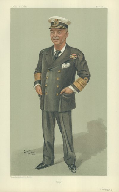 Admiral Sir John Arbuthnot Fisher af Leslie Matthew Ward