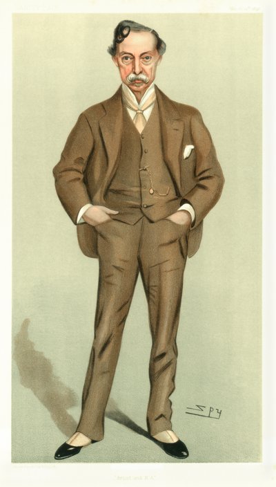Kunstner og RA, William Quiller Orchardson, skotsk kunstner, 1898. af Leslie Matthew Ward